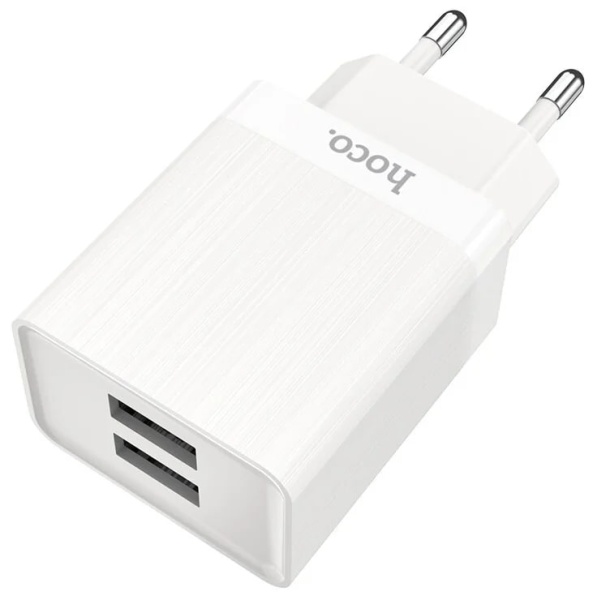 СЗУ HOCO C51A 3.4A 2USB (белый)