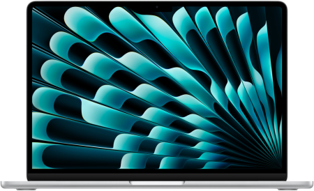 Ноутбук Apple Macbook Air 13" (M3, 8C CPU/10C GPU, 2024), 16 ГБ, 512 ГБ SSD, MXCT3, серебристый