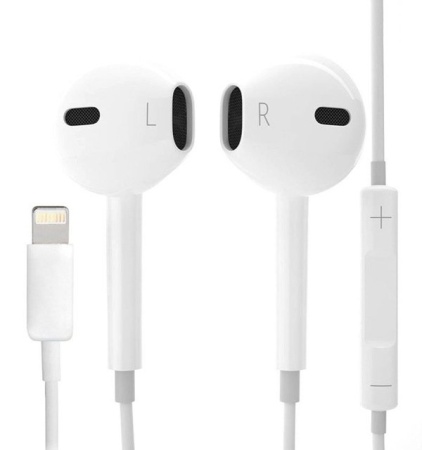 Гарнитура Apple EarPods с разъёмом Lightning оригинал